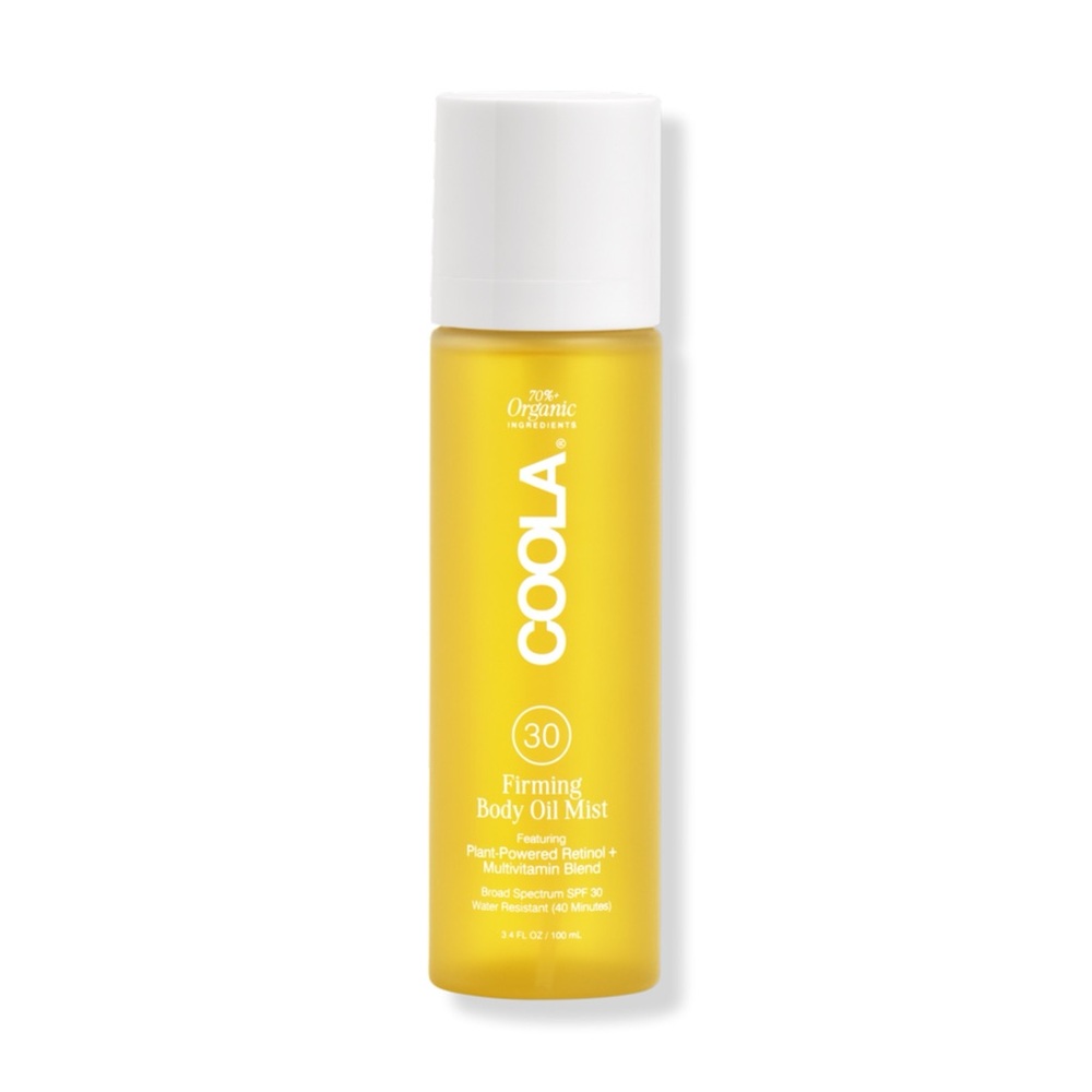 COOLA Firming Body Oil Mist Spray SPF 30 Sunscreen – Full Size 3.4 fl oz